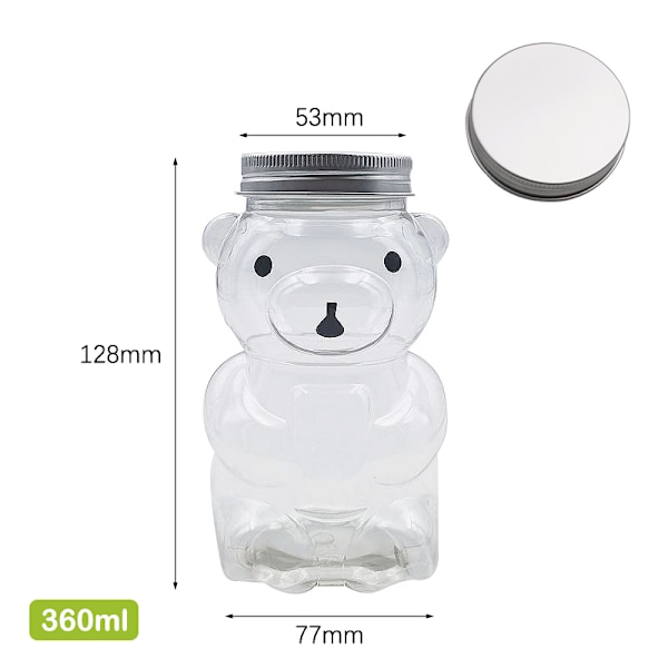 Engangsbruk drikkeflasker e Bear plastkopp juice drikkevarelager 1