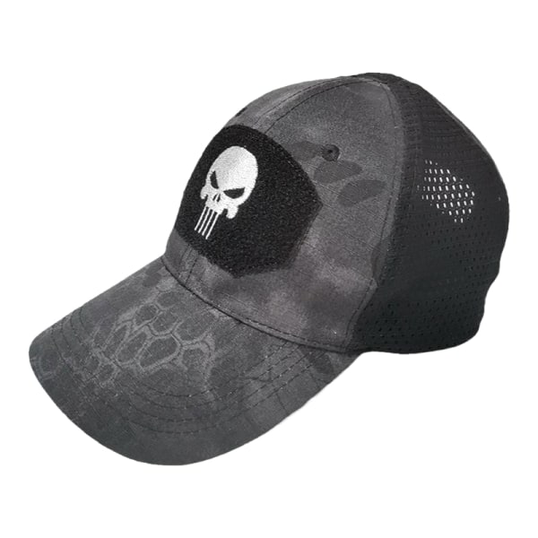 Skull Tactical Military Airsoft Cap Säädettävä Hengittävä Sun V Tabby