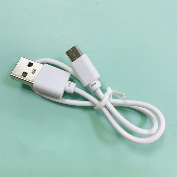 30CM USB-opladningskabel Mobiltelefonledning til Android Bluethood-c White