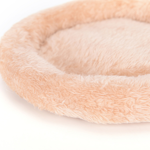 Ny mjuk fleecemarsvinsbädd vinter smådjursburmatta skinka Beige L
