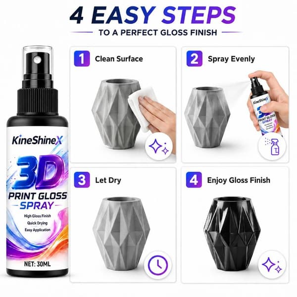 3D-printmodel poleringsvæske langvarig glans lysnende 30ml
