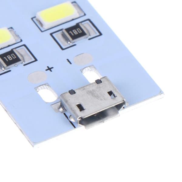 USB LED-lystavle 8 12 16 20 perler Lampepanel DIY-belysning Mo A1