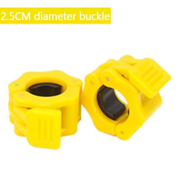 25 mm Spinlock vægtstangskraver Quick release vægtstangsklemmer og yellow