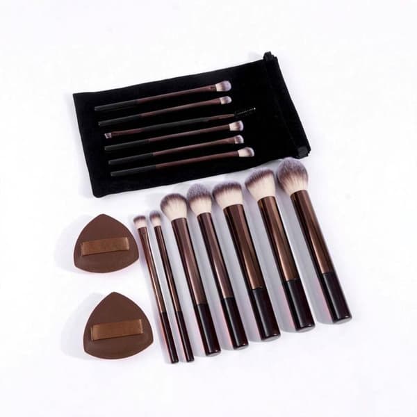 13PCS Sminkborstset Foundation Concealer Puder Ögonskugga Bl A1