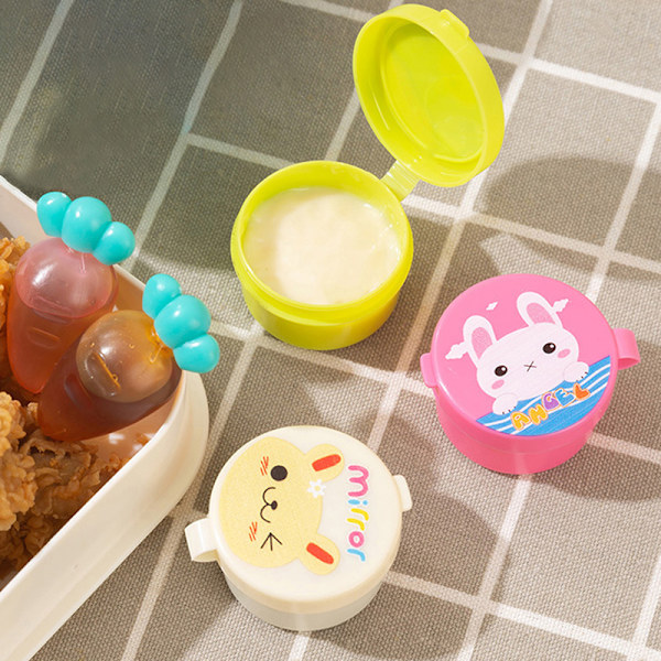 Mini kryddflaska Salladsdressing Såsburk Sprayflaska B 4pcs