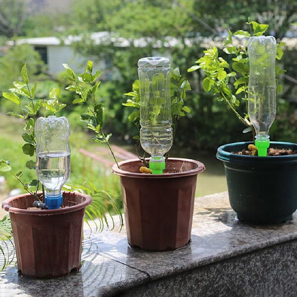 10 st automatiskt droppbevattningssystem Självbevattning Vatten dropp Multicolor