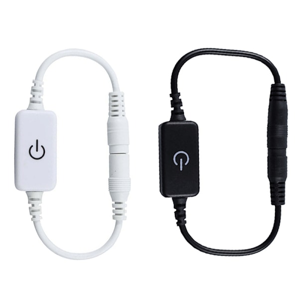 LED Strip Touch Dimmer Ljusstyrka LED Dimmer Switch Dim Black