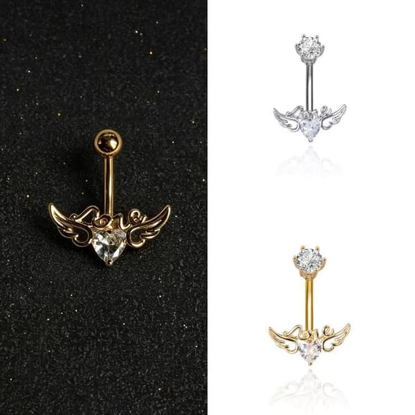 Änglavingar Navelpiercing Sexiga Navelpiercingar B A2