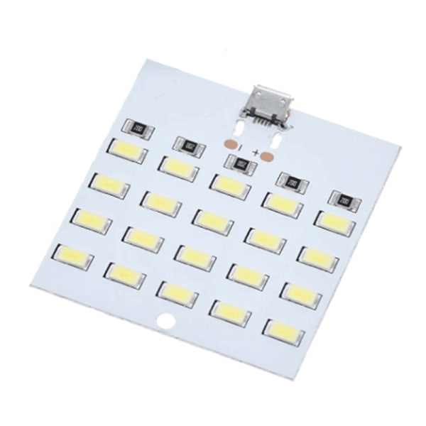 5V430mA ~ 470mA valkoinen Mirco USB 5730 LED-valopaneeli USB Mobil 16LED