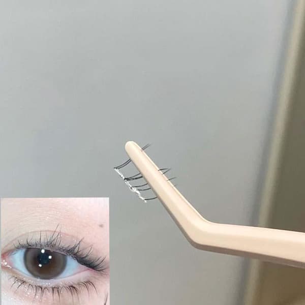 Øjenvippepincet i rustfrit stål Multifunktionel Anti-Stick Pincet