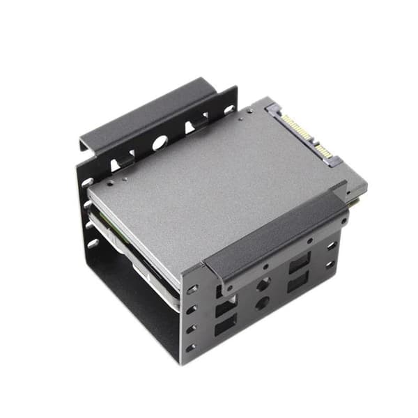 4 fack 2,5 tum till 3,5 tum SSD-hårddiskkabinett Caddy Chassi A2