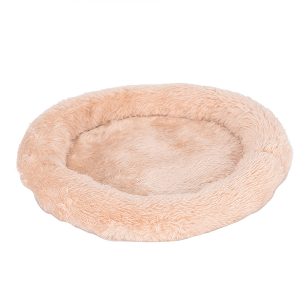 Ny mjuk fleecemarsvinsbädd vinter smådjursburmatta skinka Beige L