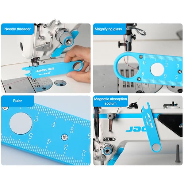 Multifunktionell anti-stick trådträdare magnetisk abso Blue