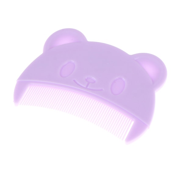 Cartoon Bear Safe Baby Comb Baby hiusvaakaharja Turvakampa Uusi Purple