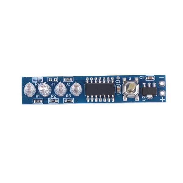 10 st 1-4S Enkel 3,7V 18650 Litiumbatterikapacitetsindikator A4