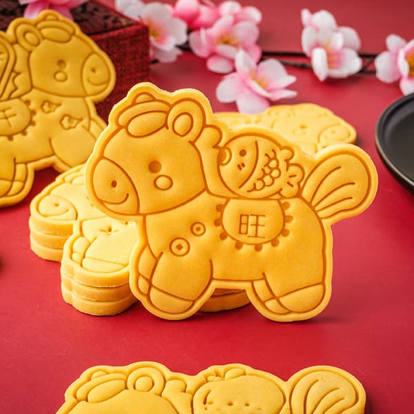 2026 Hesteåret Cookie ter Plastik Hesteform til Fondant D