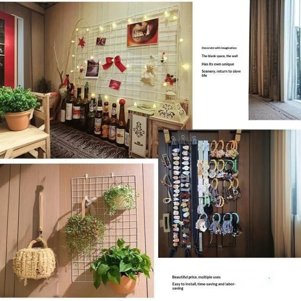 Kreative Metalgitter Kunststativer Moderne Gitterpaneler Fotorammer Je A3