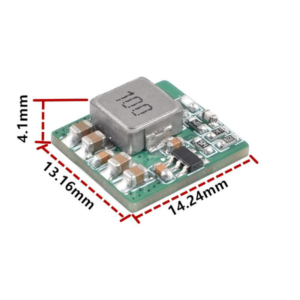 1 st Micro BEC 5V/3A 12V/2A för RC Multirotor Flygplan FPV Fri