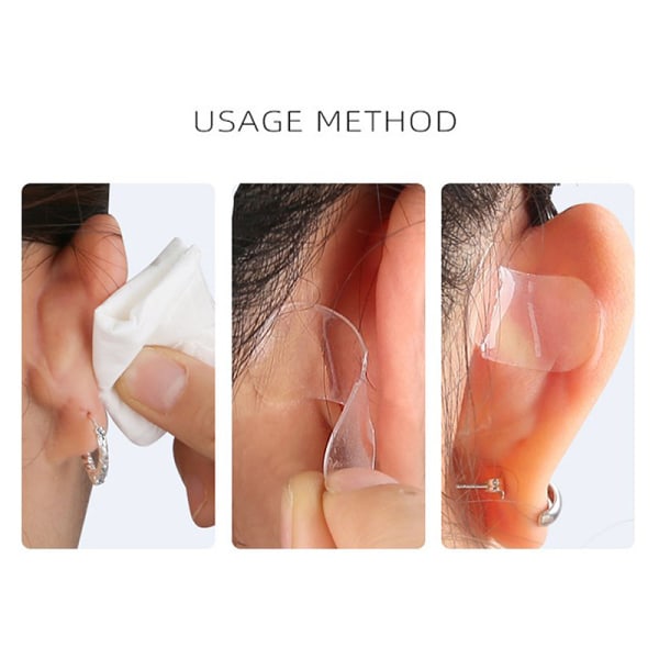 1 ark kosmetisk ørekorrigerende øreløsning Elf Ear Stickers Pro Transparent 1sheet