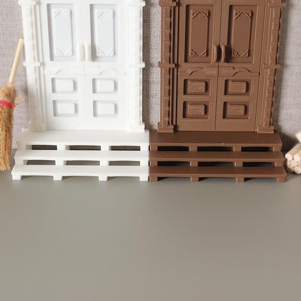 1 st dockhus trappmodell DIY mikrolandskap utomhus trappa A1