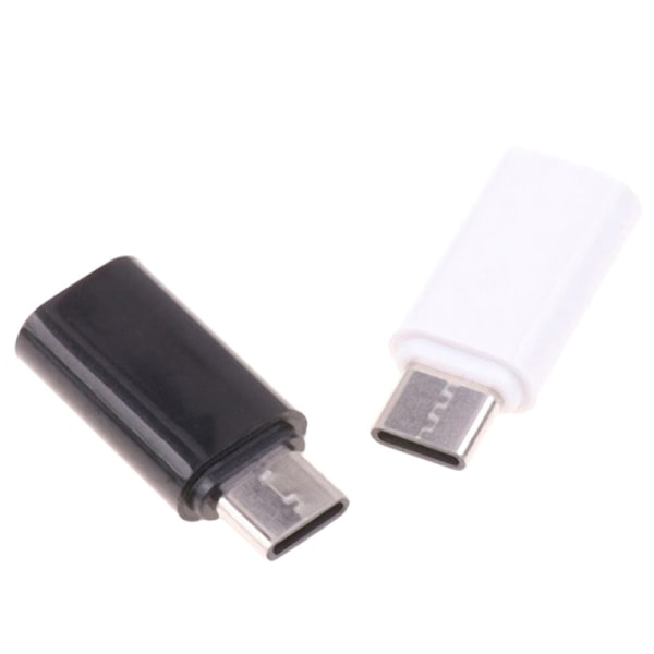 USB Type-c til 3,5 mm Øretelefon Hodetelefon Høyttaler Headset-kontakt Ad White