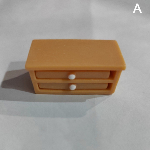 Dukkehus Miniaturemøbler Sofastol Skrivebordsstol DIY Dollh A