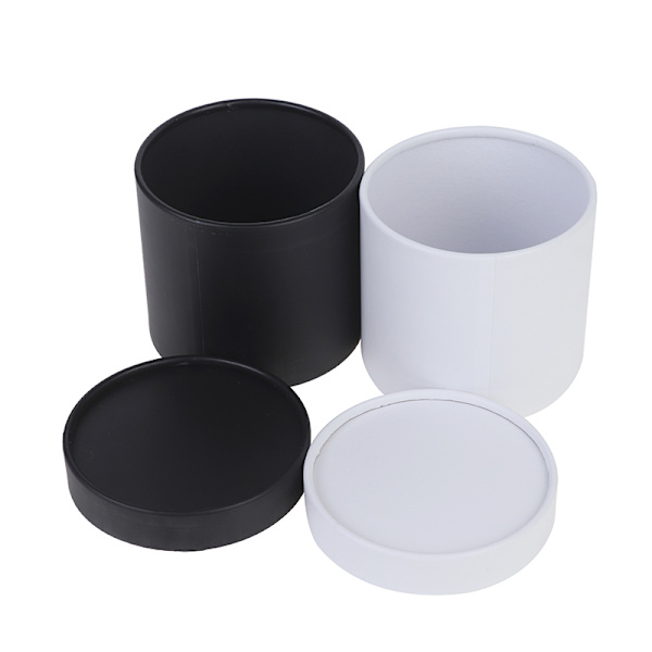 1 kpl Pyöreä Kukkakoripäällinen Paperilaatikko Lahjapakkaukseen White