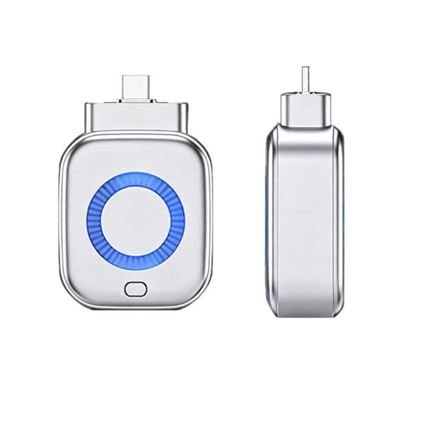 Telefon fulladet intelligent separator fulladet automatisk avslåing Silver 1pc