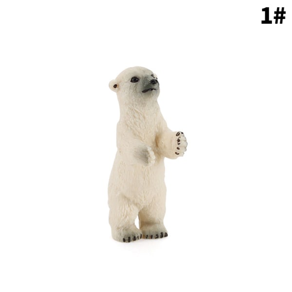 Simulering isbjørn figurer Barneleker Action Figur Modeller 1# 8e35 | 1# |  Fyndiq