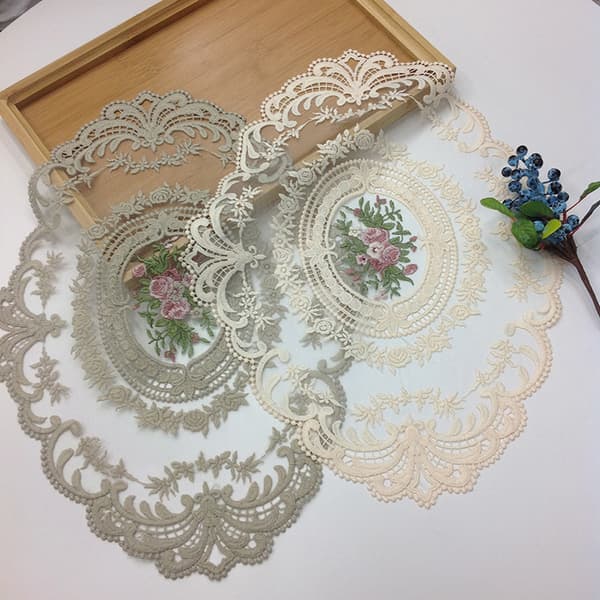 Brodert spisebordduk elegant duk A2