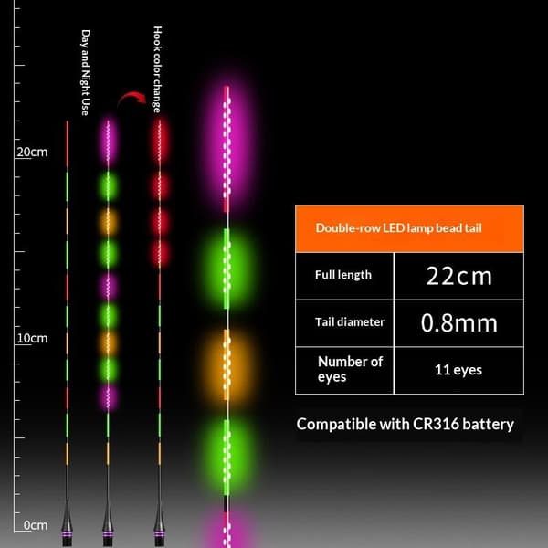 Super Bright LED Smart Float Ultra Sensitive Top Luminous Elect F