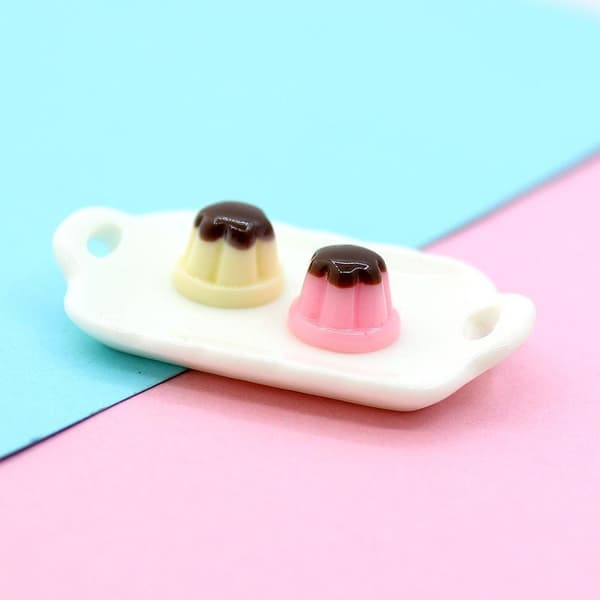10 stk. harpiks budding Kawaii miniature håndværksmateriale udsmykning A2