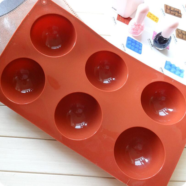Halvboll Silikonpudding Choklad Form Tårtadekor Baki A