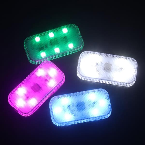 LED Touch Light Trådlös Bil Interiörbelysning Automatisk Läslampa Blue