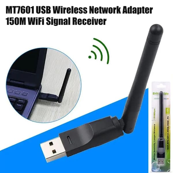 150 Mbps Mini USB WiFi-adapter MT7601 Trådløst netværkskort Wifi A