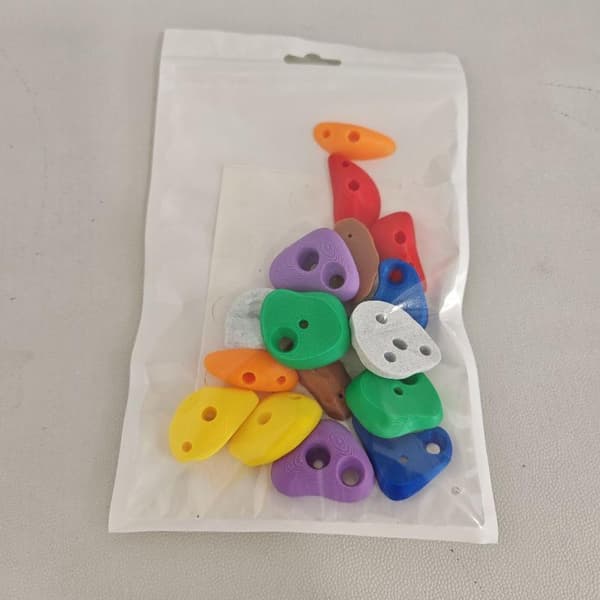 16 stk Hamster Klatresteiner Fargerike Plast Klatregrep Reise