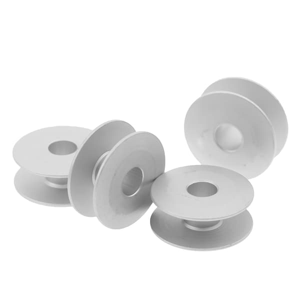 10 stk. 21mm industrielle aluminiumspole til Singer Brother Sewin
