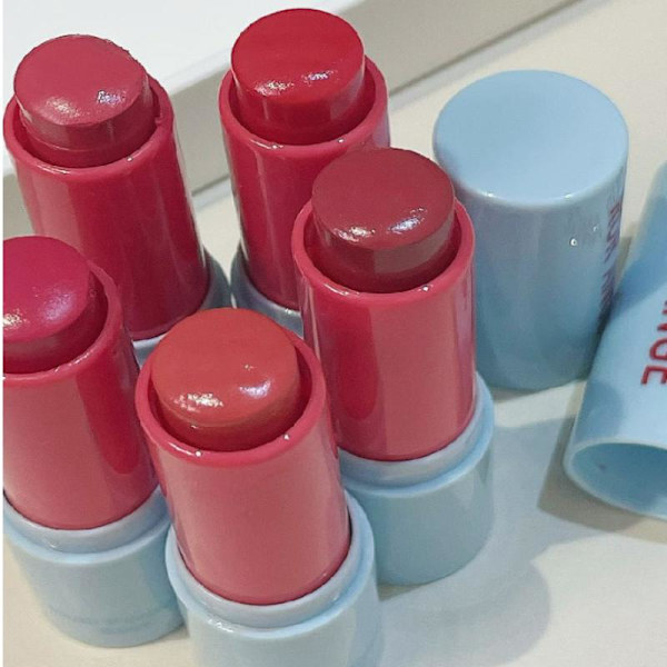 Multifunktionel Transparent Vand Let Makeup Læbestift Blush Øje A2
