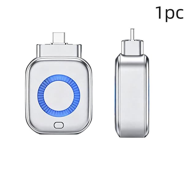Telefon fulladet intelligent separator fulladet automatisk avslåing Silver 2pcs