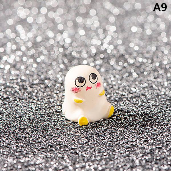 Halloween trädgård miniatyr spöke mikro figurin dekor för mikro A11