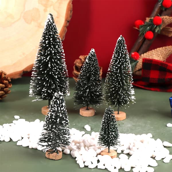 1:12 Dukkehus Miniature Juletræ Micro Landscape Decor T 5CM