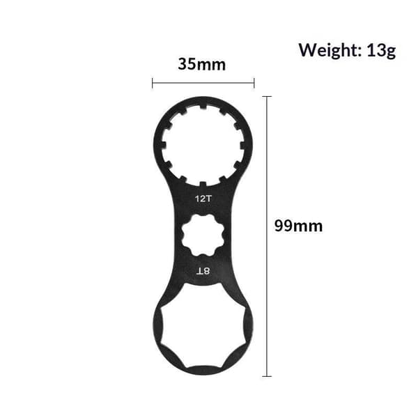 Framgaffellock i aluminiumlegering för cykel Högprecisionscykelreparation A4