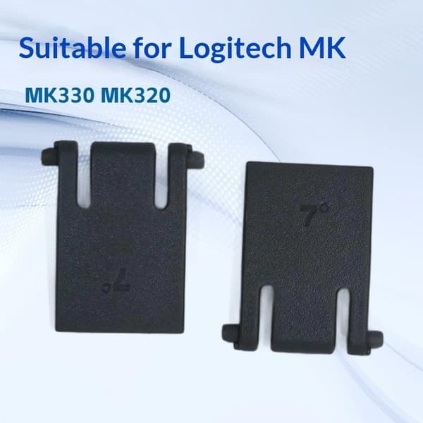 1/2 st tangentbordsfötter för Logitech trådlöst tangentbord MK320 K330 A2