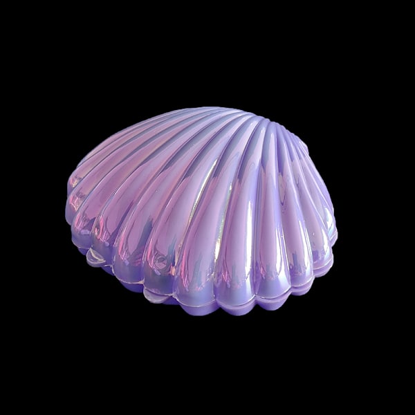 1Pc e Shell Plastic Candy Box MakeUp Smykker Opbevaringsæsker Wedd Blue