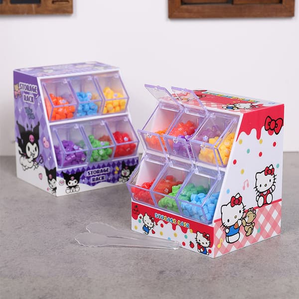 1 set dockskåp miniatyr transparent godisskåp modell e min A1