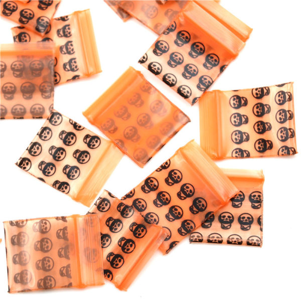 100 poser Klar 8MIL Lille polypose Genlukkelige TASKER Plastpose A2