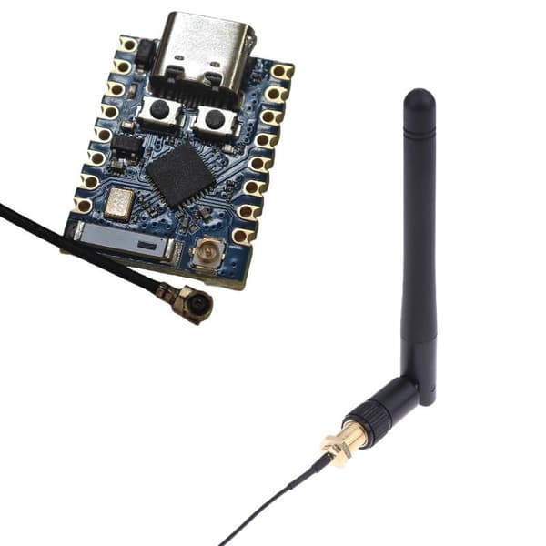 1 sett utviklingskort ESP32-C3 med 2.4G WiFi-antenne ESP32C3 Antenna