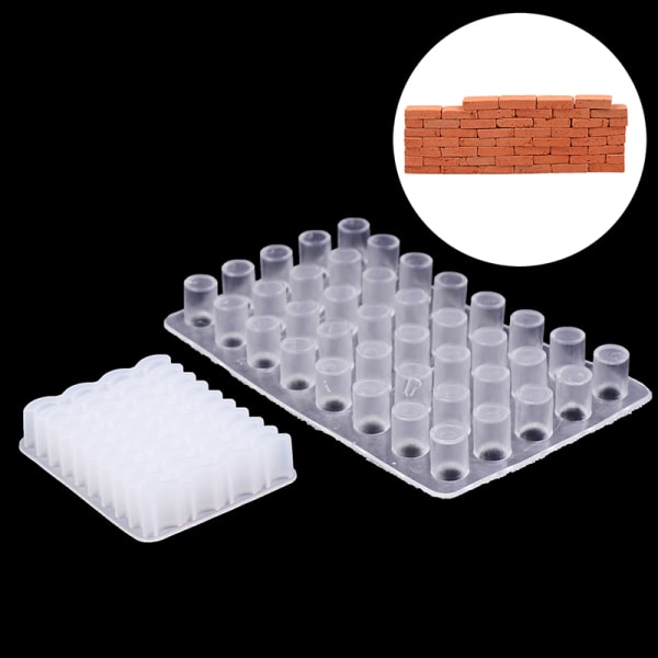 Hiekkapöytä Rakennus Mini Brick Silikoni Mold Sementtitila 1(brick)