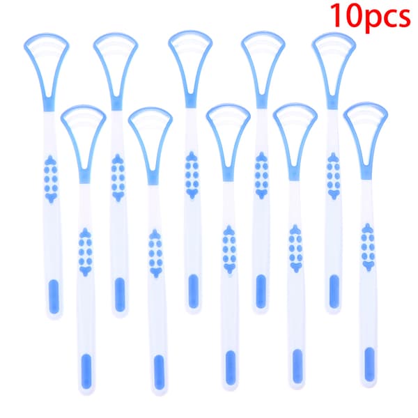 5/10 st tungskrapa för tandvård och munhygien 10pcs