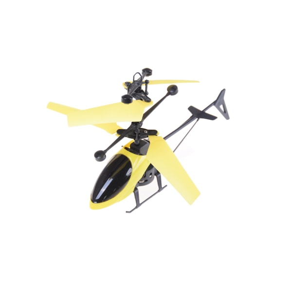 USB Charge LED RC Infraröd Induktion Helikopterflygplan Blue